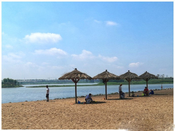 咸阳沙滩公园图片