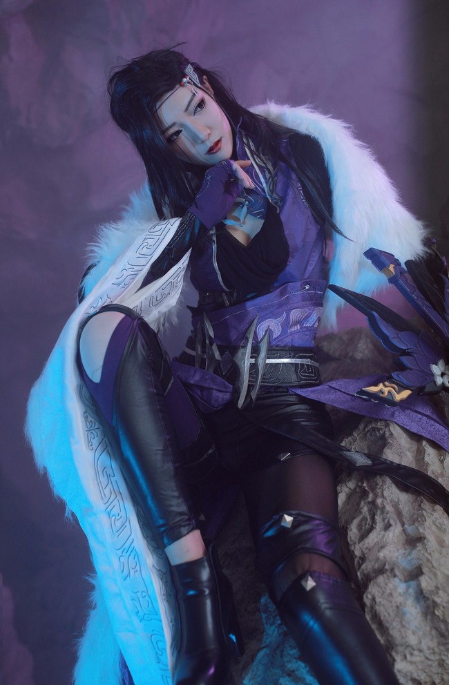 剑网3cos我霸刀山庄将重回武林之巅刀娘霸气