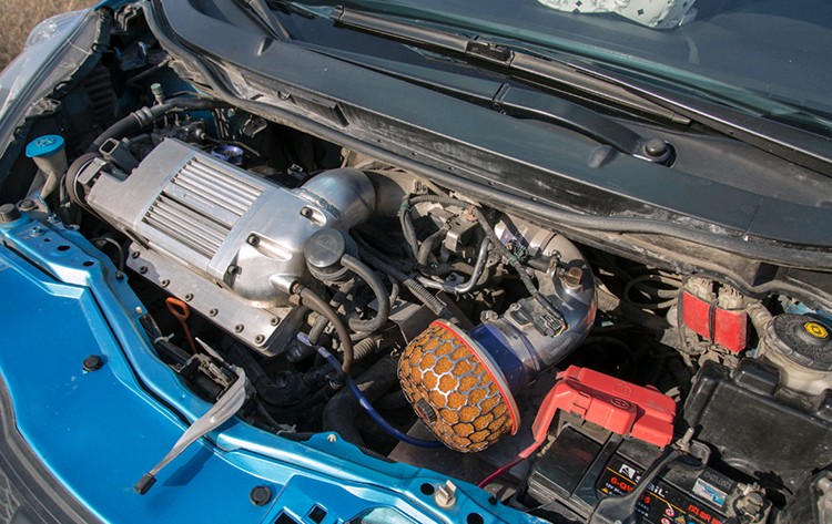 热血honda本田飞度机械增压改装案例