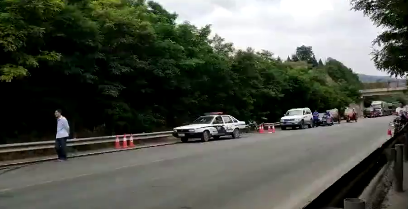 甘肅天巉公路天水段發生一起交通事故