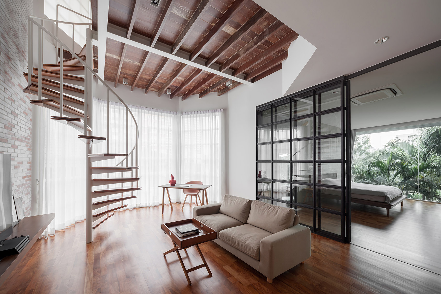 90平简约loft设计~_新浪看点