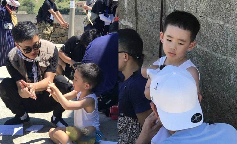 终于看到陈小春儿子正面照, 小眼睛神似爸爸, 但名字才是最大亮点