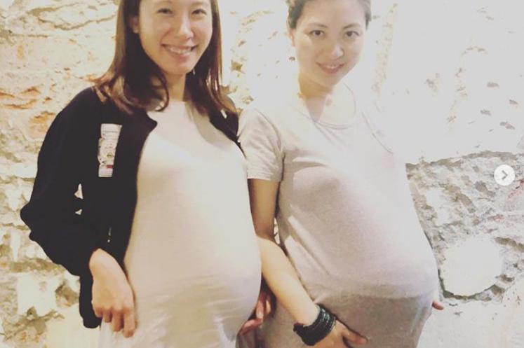 31岁港姐李美慧分享素颜孕照,坦言56岁老公非常期待女儿出生