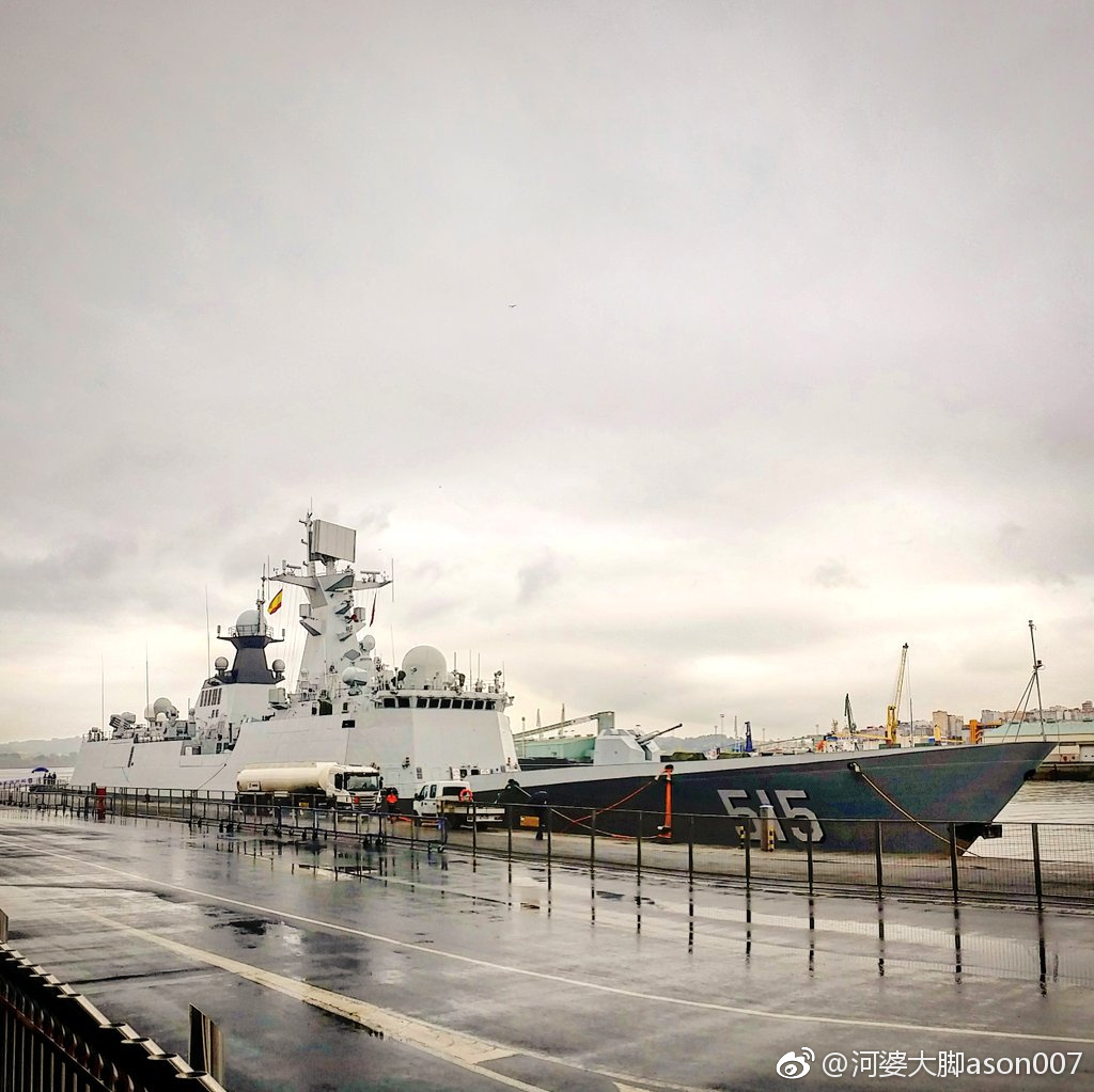 中国海军"滨州"号(515)护卫舰将参加于本周末举行的德国"基尔周"