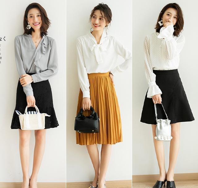 85斤到125斤女生的秋季通勤穿搭针织衫搭配阔腿裤时髦又显瘦