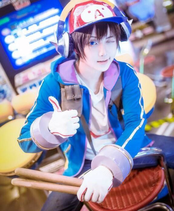 鲁班七号电玩小子cosplay,神还原鲁班七号电玩小子皮肤的cosplay,是不