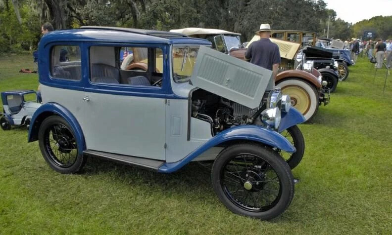 经典的英国老爷车鼻祖-austin 7-新浪汽车