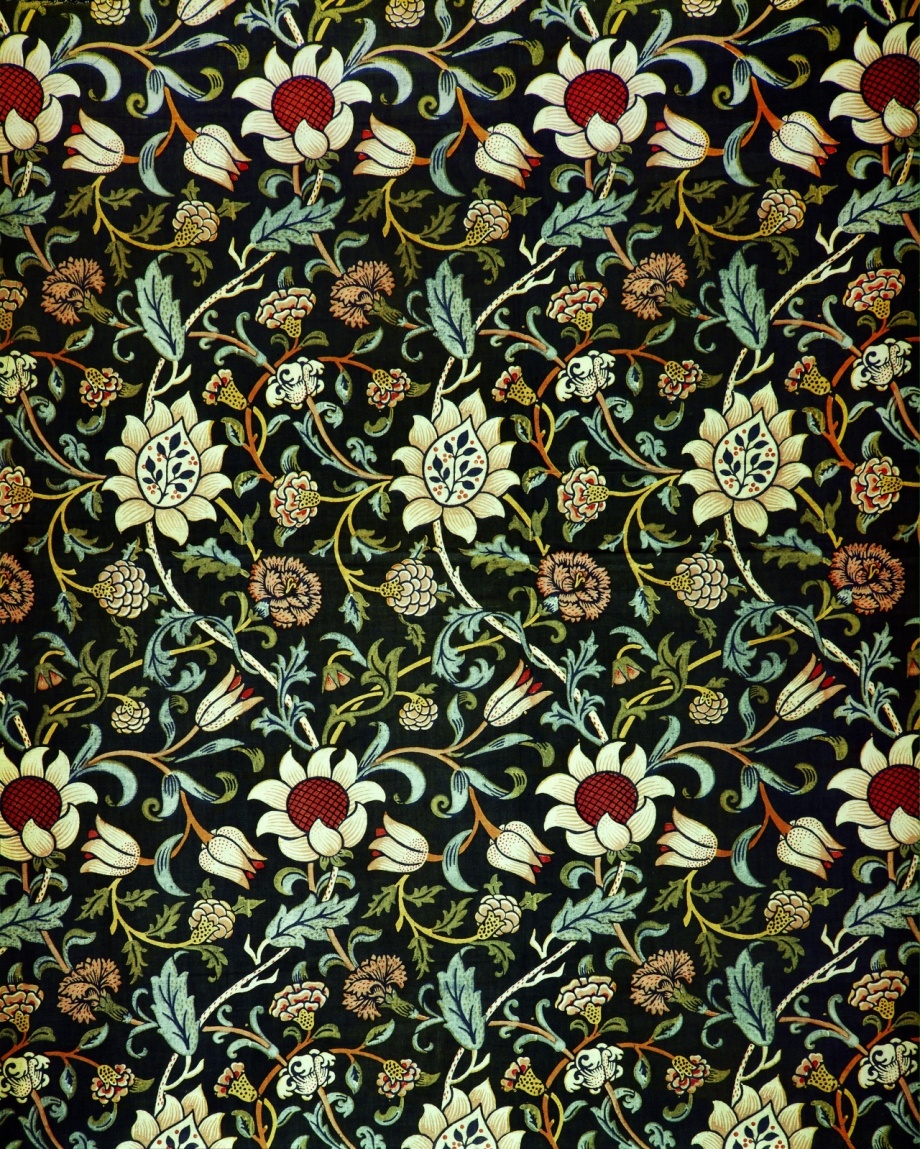 英国艺术家william morris 的花纹艺术 (威廉·莫里斯,1834. 3