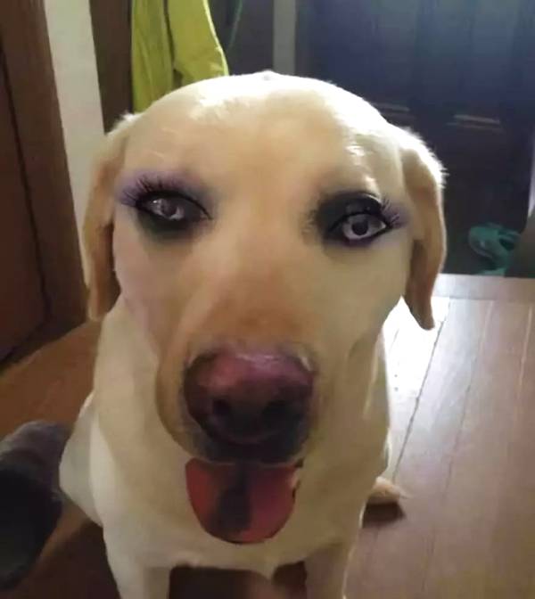 口红与嘴唇完美贴合,就是一个小辣妹!