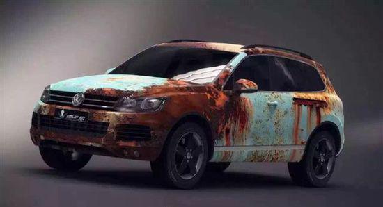 百万豪车变破旧废车,车主为了不借车,竟把新车给改报废了