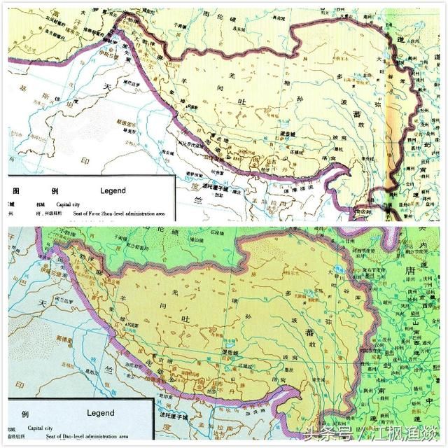 吐蕃帝国最大疆域面积