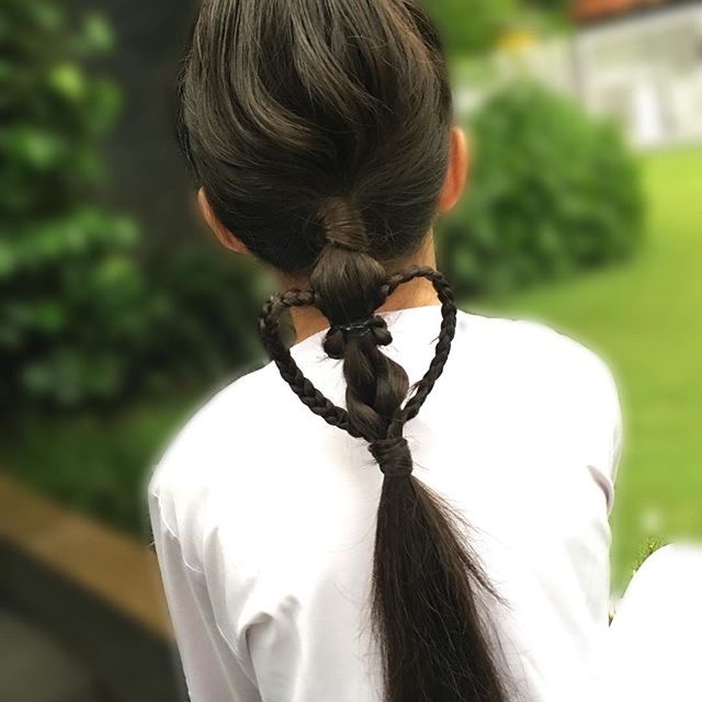 15款秋季儿童编发