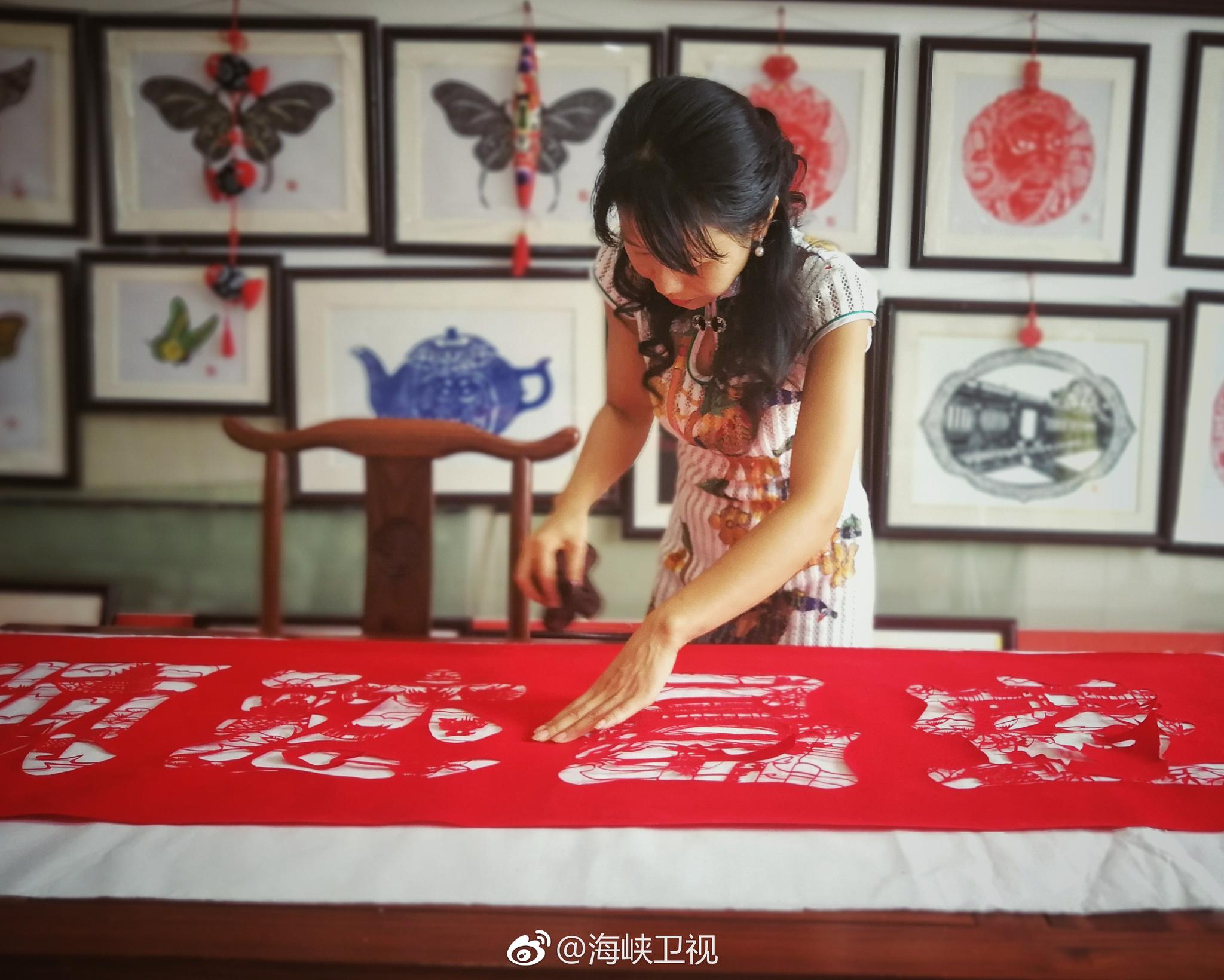 两岸大学生微视频采风活动之顺昌站|剪纸|顺昌|黄丽萍_新浪新闻