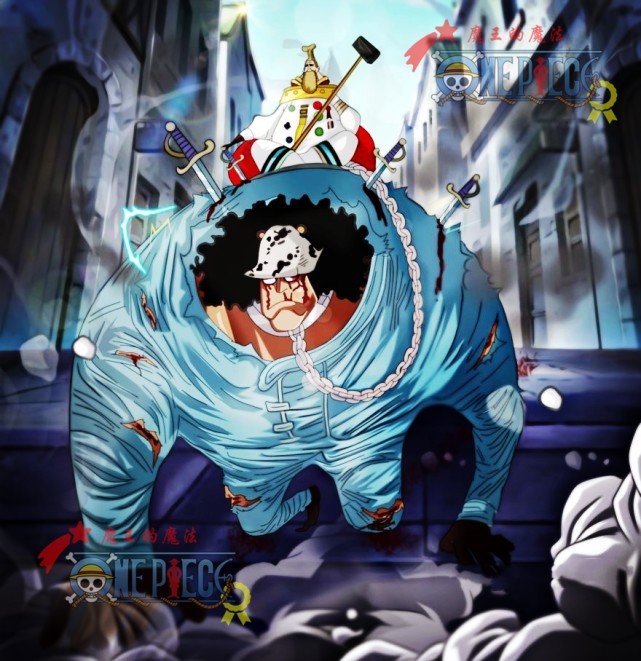 海贼王暴君熊的4次登场亮相1次霸气十足2次遍体鳞伤