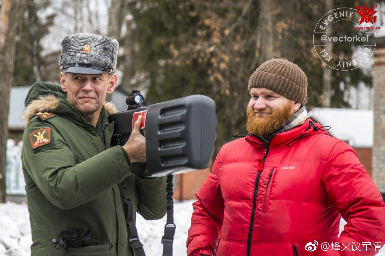 外形科幻的俄罗斯量产型stupor电磁干扰枪专打无人机