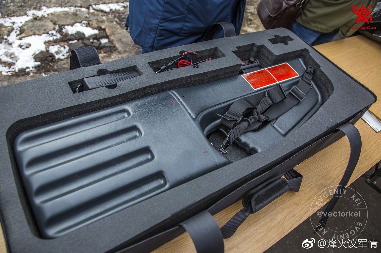 外形科幻的俄罗斯量产型stupor电磁干扰枪专打无人机