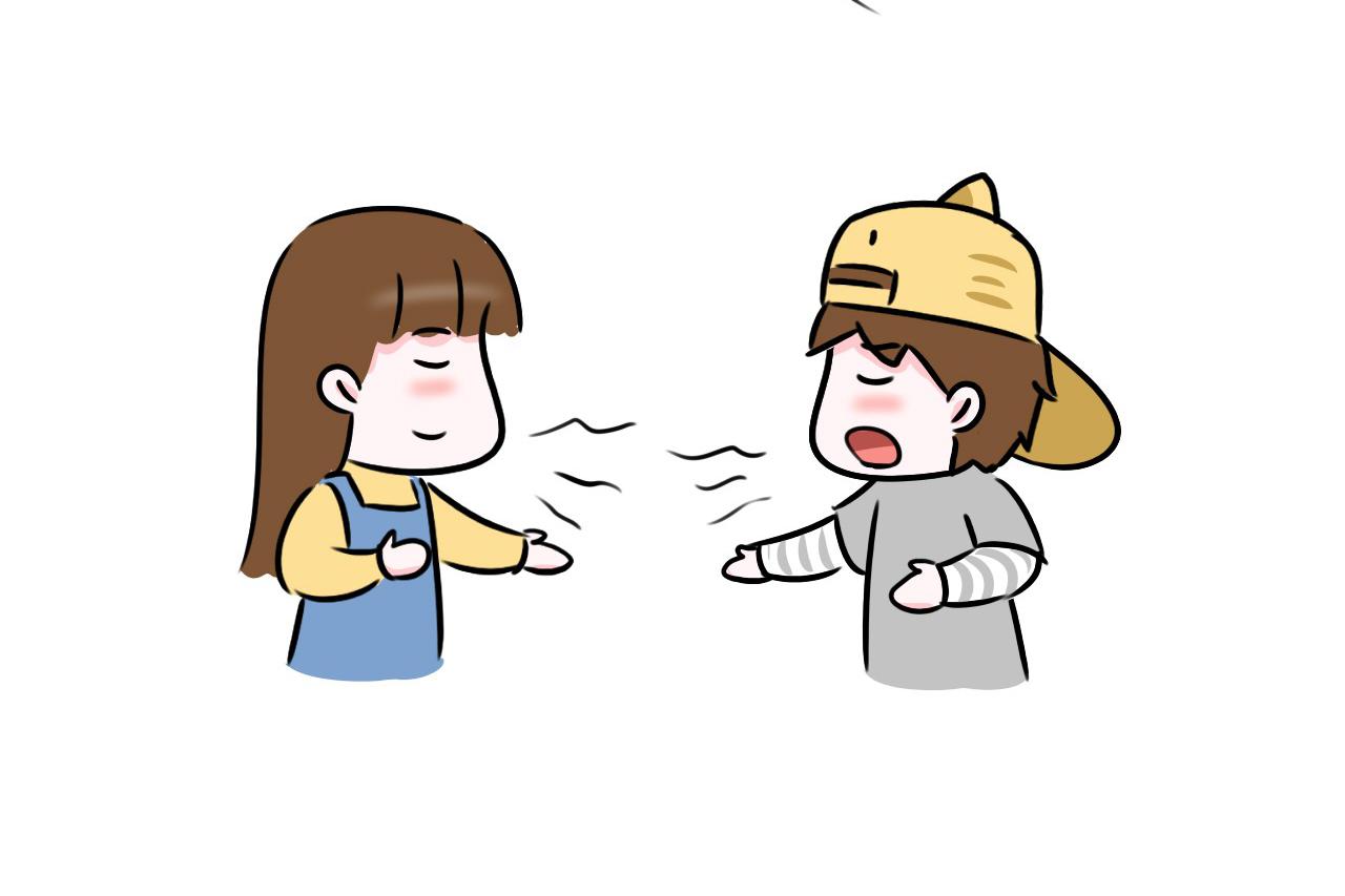 你们不要吵架,对孩子不好!