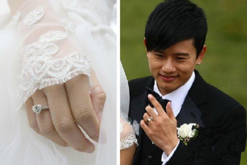 张杰谢娜结婚戒指图片