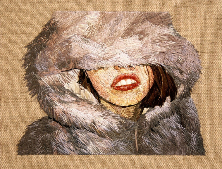 刺绣肖像danielkornrumpfbywanderling