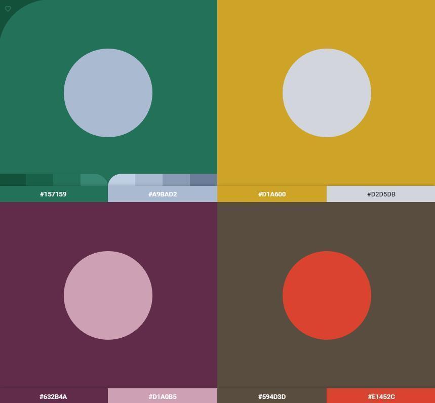 双色色彩搭配配色67676767logo设计最实用