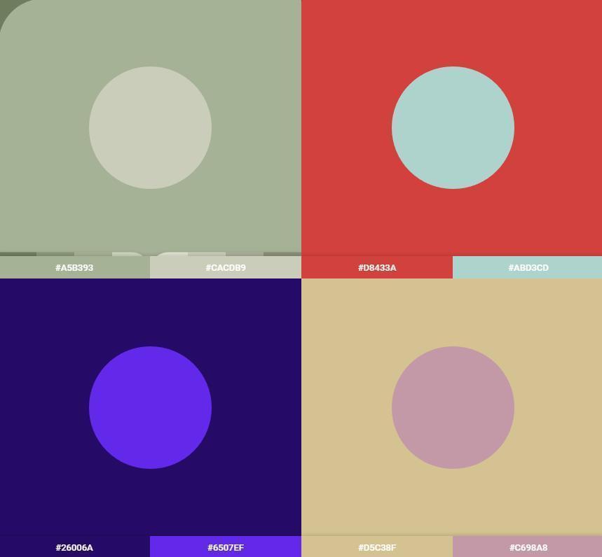 双色色彩搭配配色67676767logo设计最实用