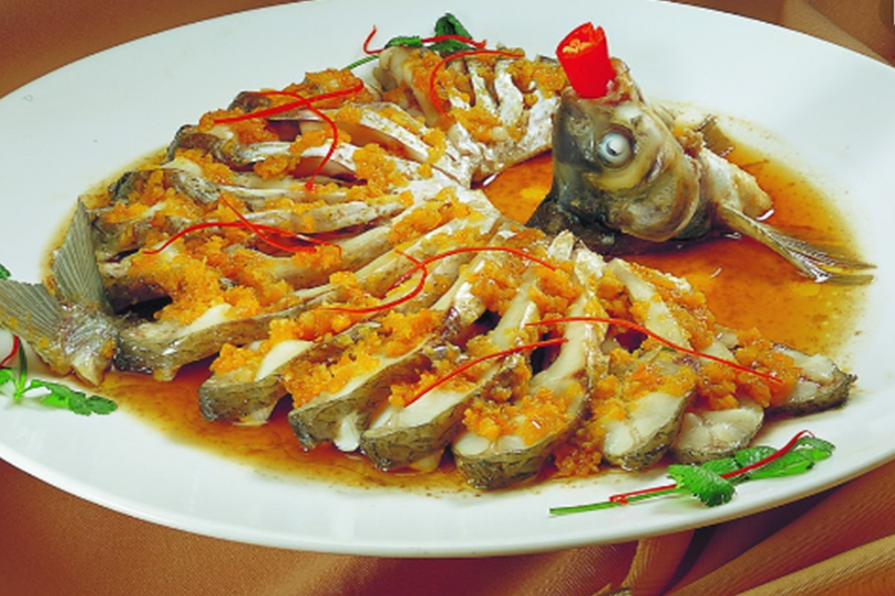 令人惊艳的佳肴好看好吃的孔雀开屏武昌鱼做法上桌特有面子
