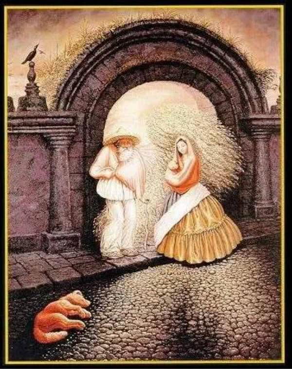 智商测试图简单测测你的智商你能找出几张人脸来