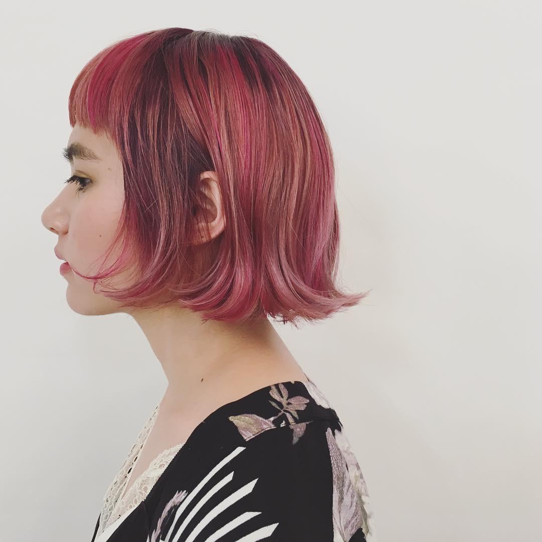 日系发型染发作品,总能让你耳目一新