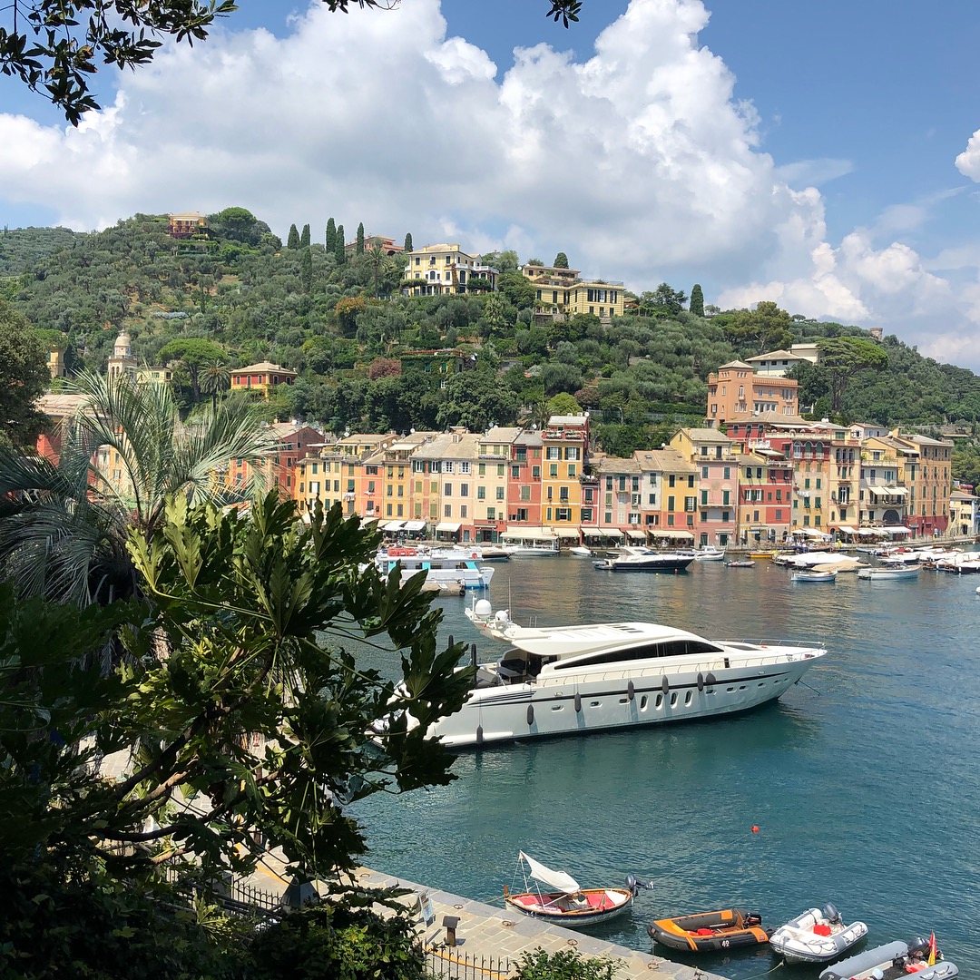 意大利美丽海岸线菲诺港portofino