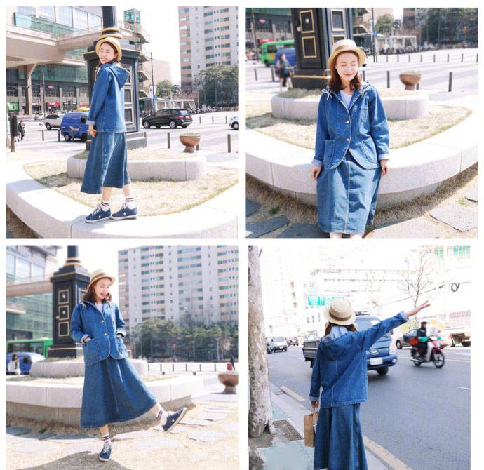 旅游清新四格拍经典pose,值得学习的拍照姿势mark