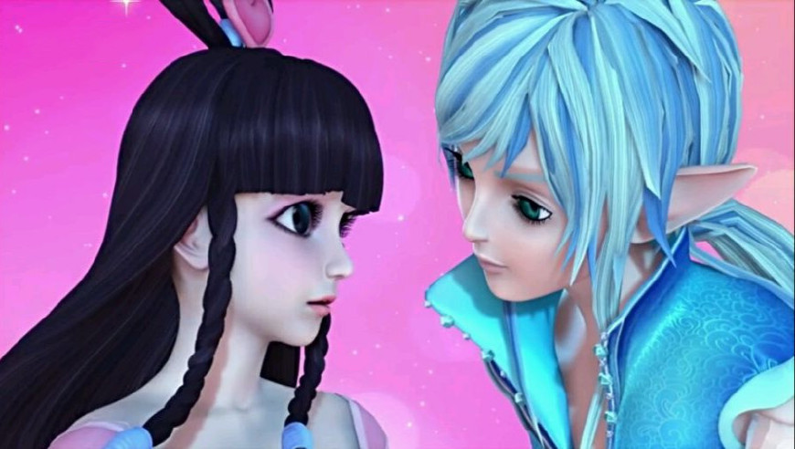 叶罗丽其实王默真的很花心她对水水示爱的动作也对别人做过