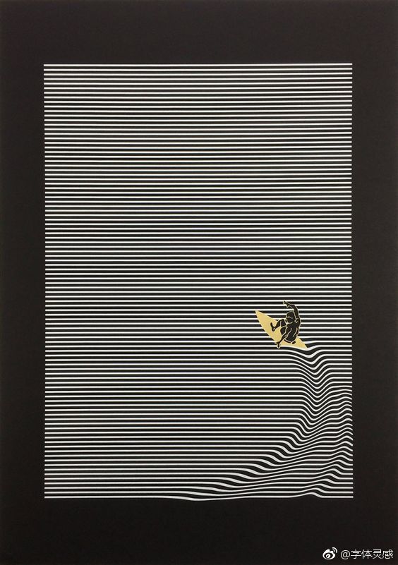 线条创意海报设计