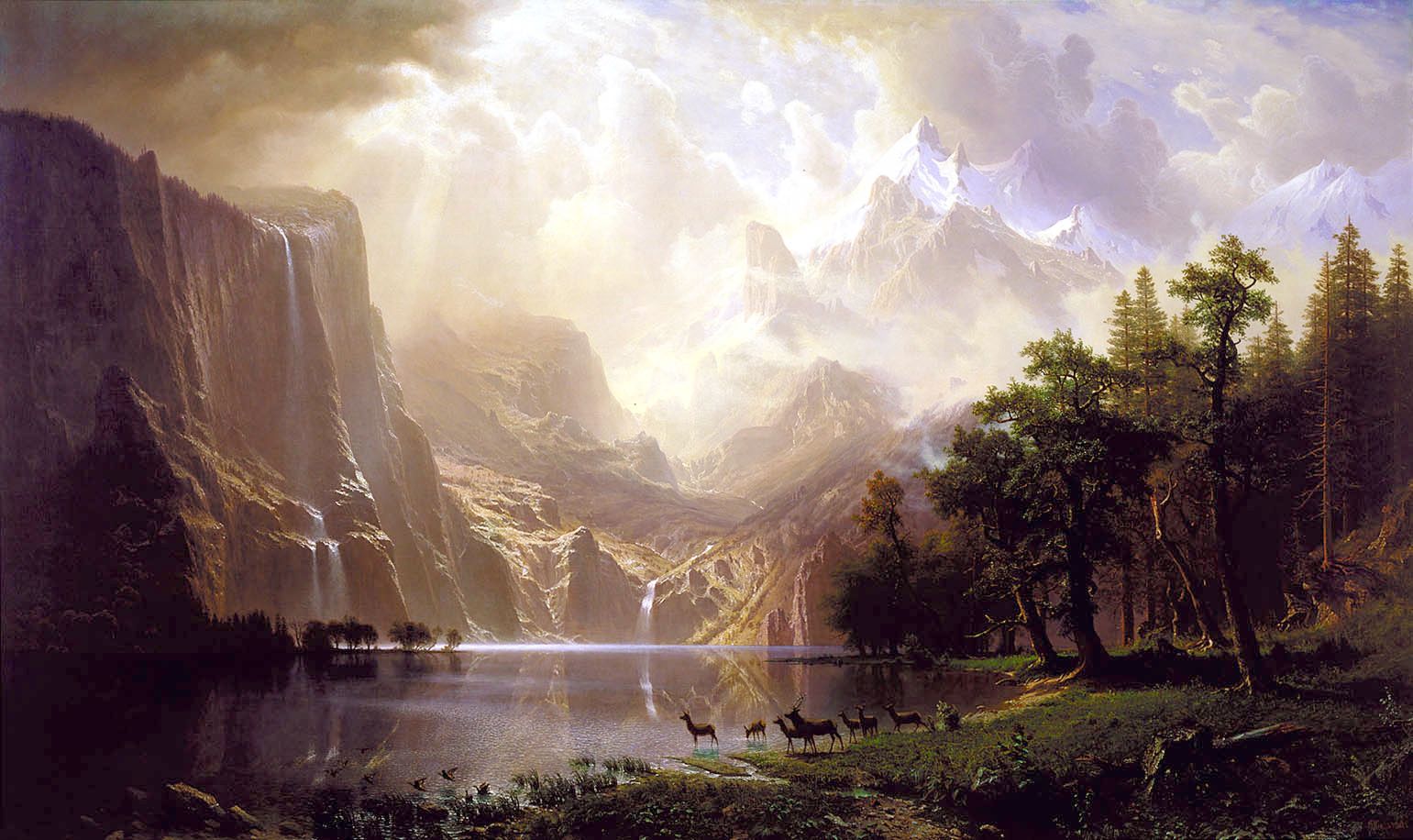 "最壮观的地方我就在"——albert bierstadt|圣约翰斯|画室|内达华
