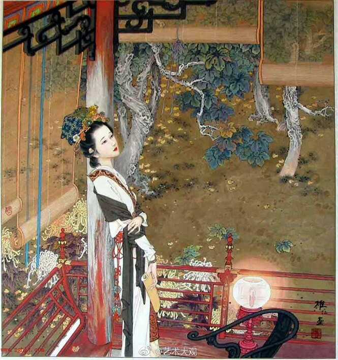 项维仁人物工笔画作品集6767673