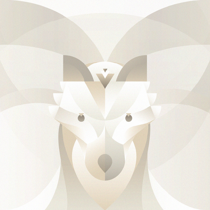 渐变在动物图形中的出色应用 by ilaria marrano_新浪看点