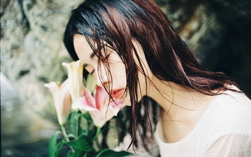 森系美女水中湿身勾起你的治愈心灵写真集 @微相册 @微博摄