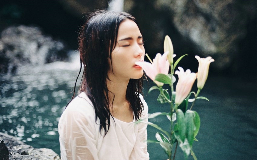 森系美女水中湿身勾起你的治愈心灵写真集 @微相册 @微博摄