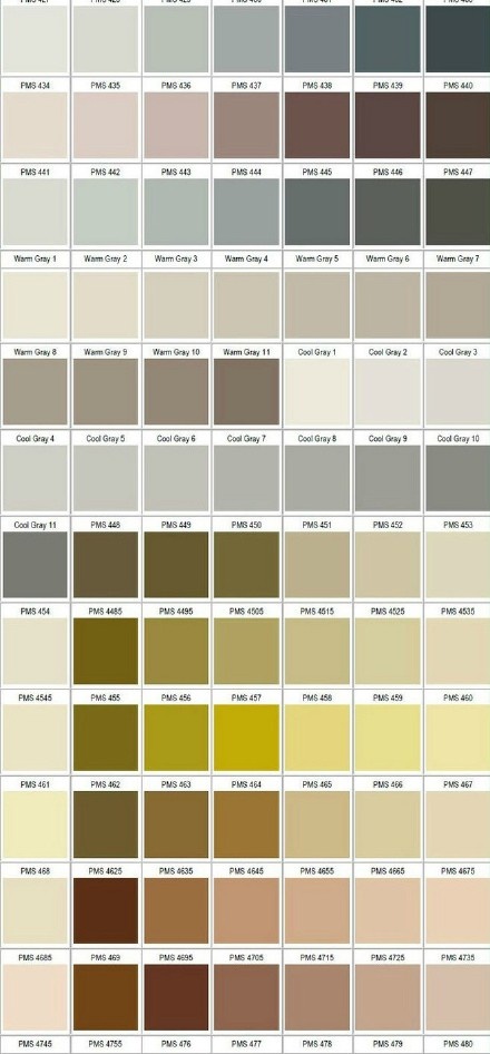 干货超级配色卡大全设计师必备