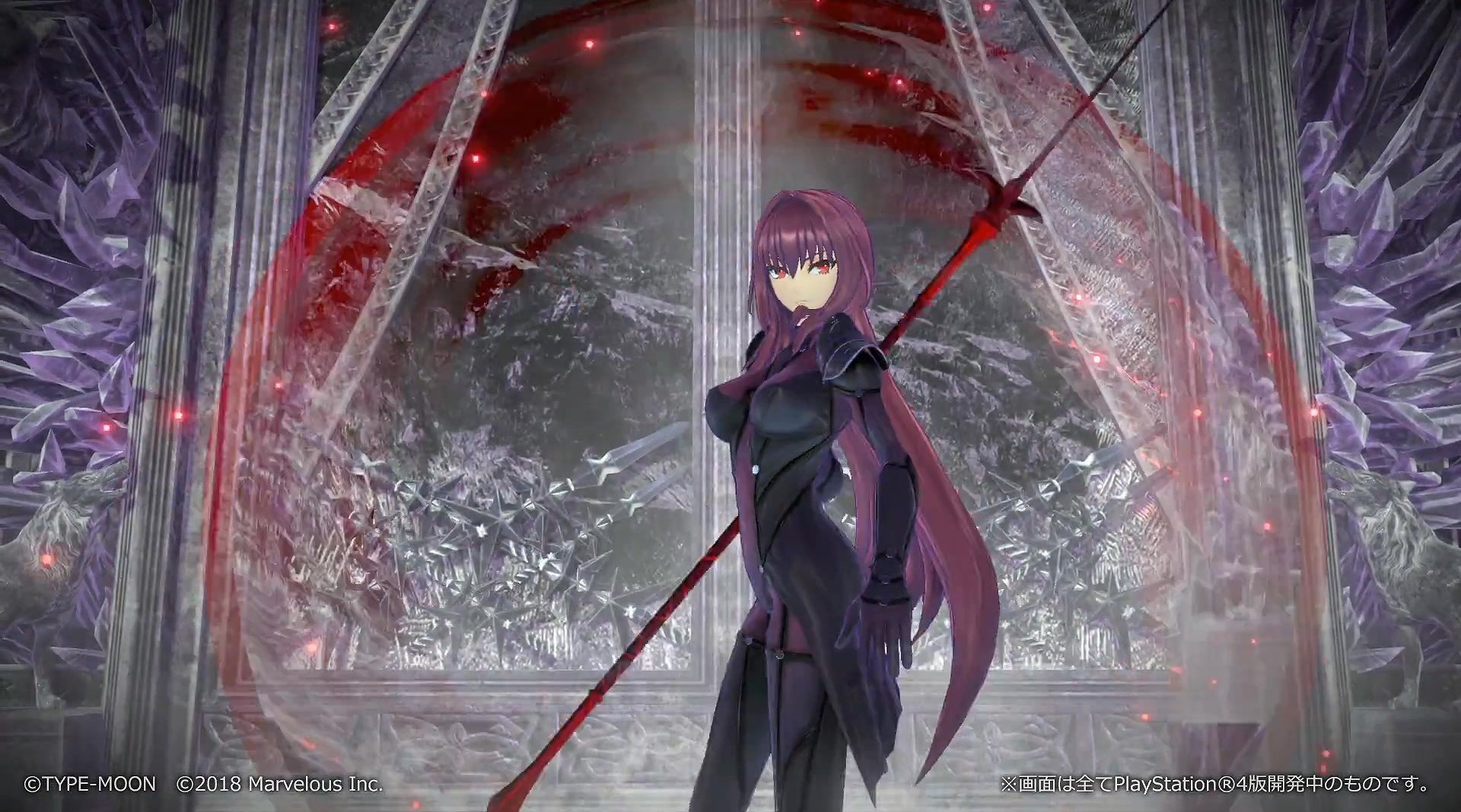 ps4/psv《fate/extella link》新角色斯卡哈.