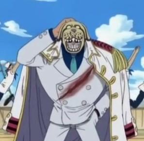 第一,在68集出现当时卡普带个狗头帽子,被那个海军叛军毫无防备(现在