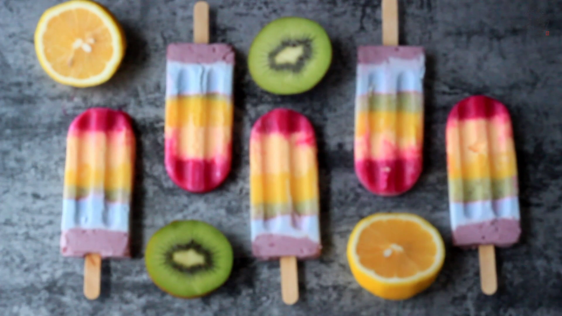 超赞的彩虹雪糕陪你过清凉一夏哟