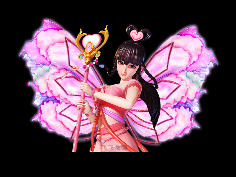 当叶罗丽仙子变身后拥有翅膀冰公主的模型简直美哭了