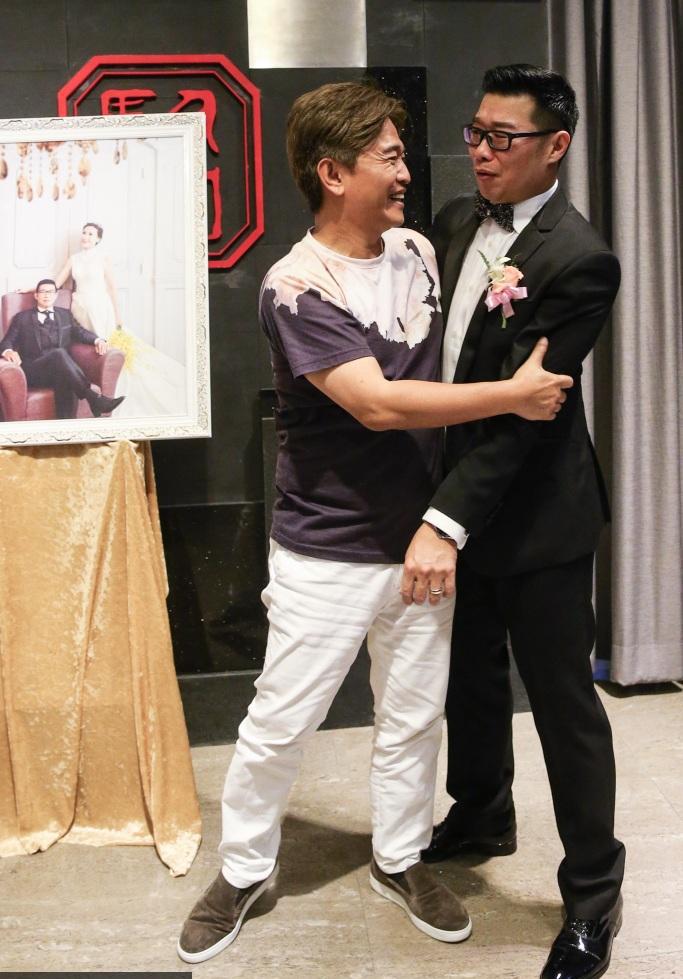 艺人马力欧与妻子刘恩忻台北大婚 吴宗宪,小钟到场助阵