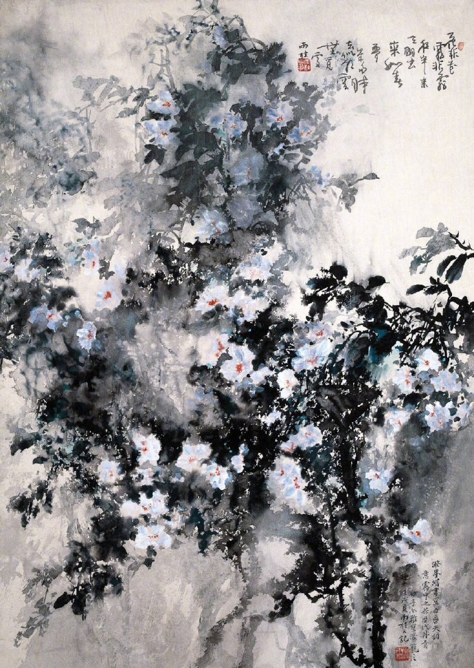 " 挥洒自如,墨气纵横… "丨宋雨桂 花鸟欣赏_新浪看点