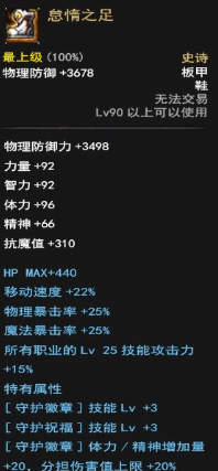 DNF90B套堕落的七宗罪套装属性以及升级材料