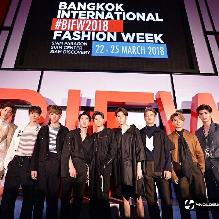 泰国偶像男子组合9x9 thailand出道首秀2018曼谷国际时装周