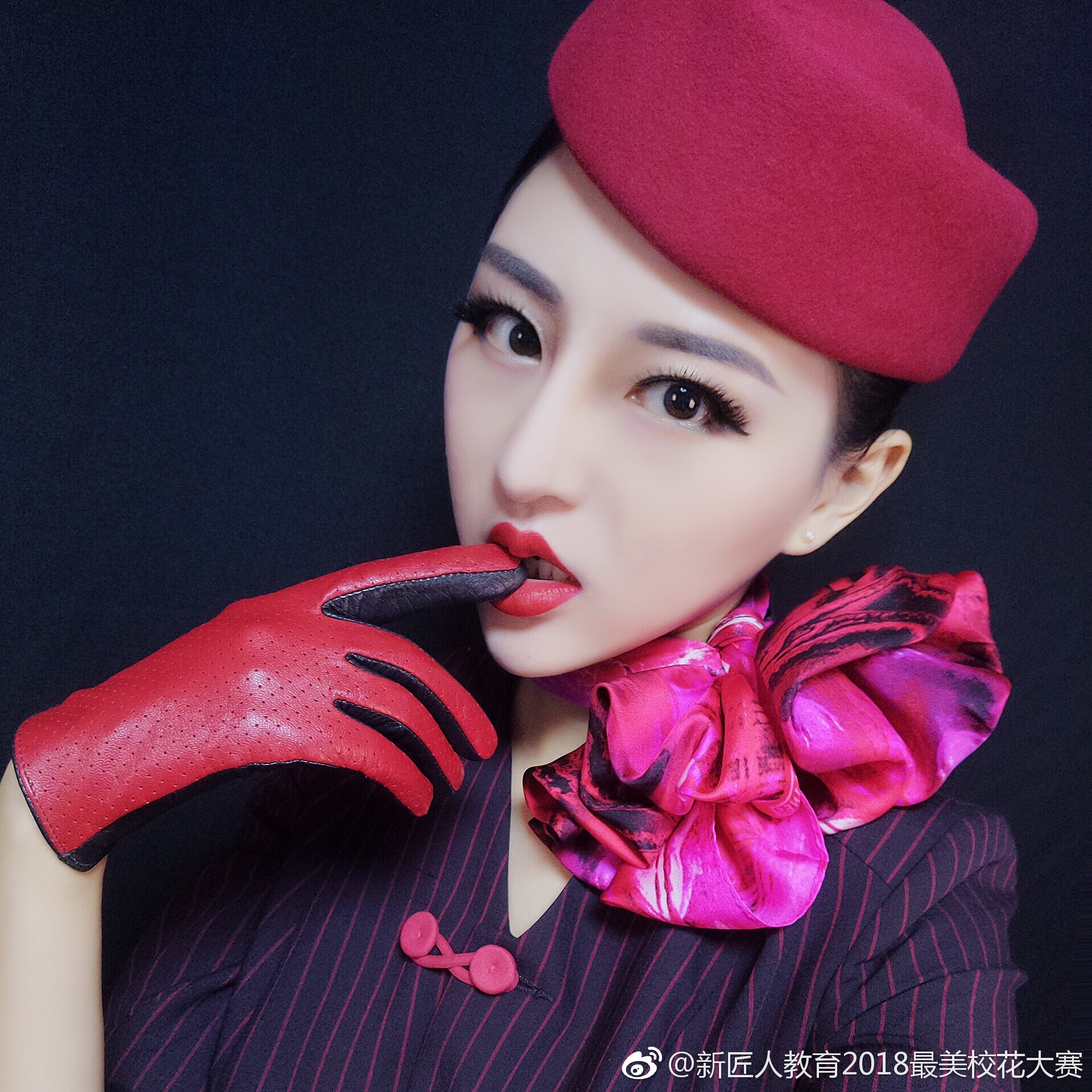 微博:张颖潇 23岁 上海航空公司空姐