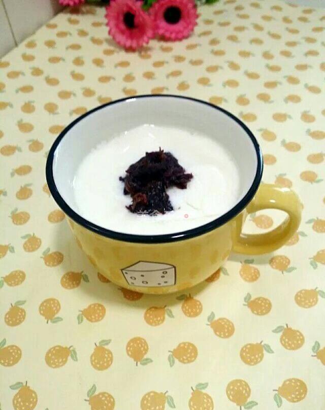 自制玫瑰酱酸奶, 送给你