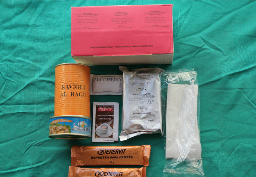 意大利的单兵口粮这些东西能吃得饱吗还有酒