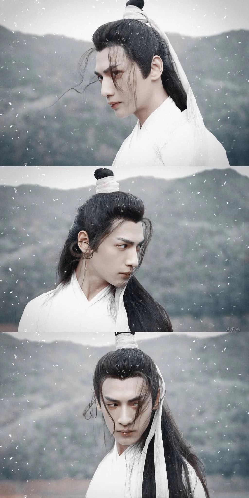 《上古情歌》之中的罗云熙也超帅,不输后来的小鱼仙倌润玉